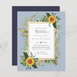 Rustic BOHO Sunflower Casamento Verde