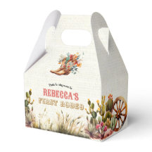 Rustic Boots Cowgirl 1rua Rodeo Aniversário Caixa