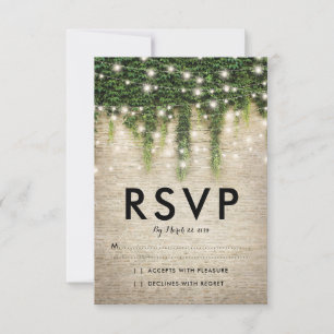 Rustic Chateau Stone Church Luzes Casadas RSVP
