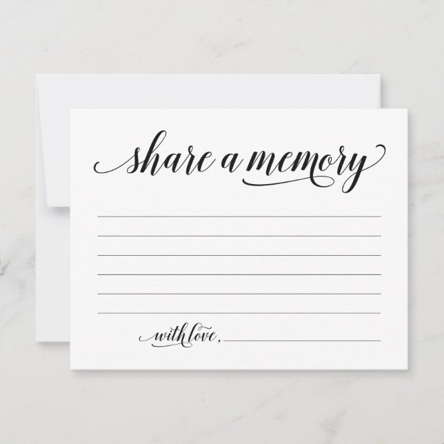 Rustic Compartilha Uma Simpatia De Memória, Cartão (Frente)
