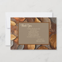 Rustic deixa Cartões de agradecimentos de simpatia