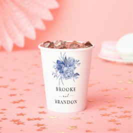 rustic dusty blue roses and other flowers