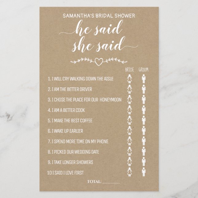 Rustic Ele disse que ela disse um jogo bilíngue ch (Frente)