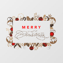Rustic Elegant Vintage Felry Calliografia de Natal