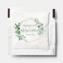 Rustic Eucalyptus Greenery Obrigado