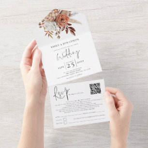 Rustic Fall Terracotta Rust Florals