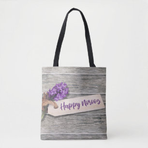 Rustic Happy Noroz Hyacinth - Tote Bag