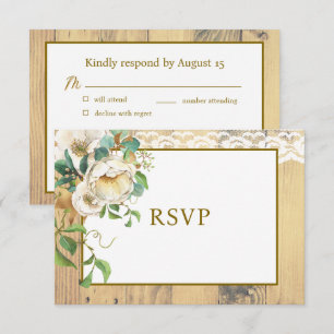 Rustic Honeyed Pine RSVP