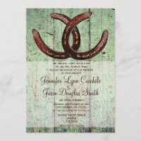 Rustic Horsferes Country Estilo Convite Para Casam