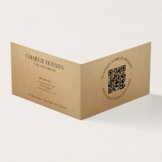 Rustic Kraft Modern Na moda Professional