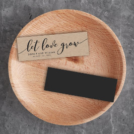 Rustic Kraft Relaxa Casamento De Script Deixe O Am
