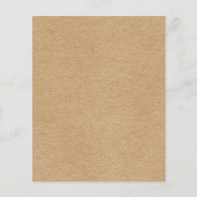 Rustic Kraft Simples e Elegante Boho (Frente)