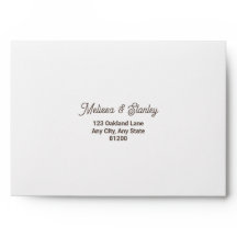Rustic Lace String Light Return Address Casamento