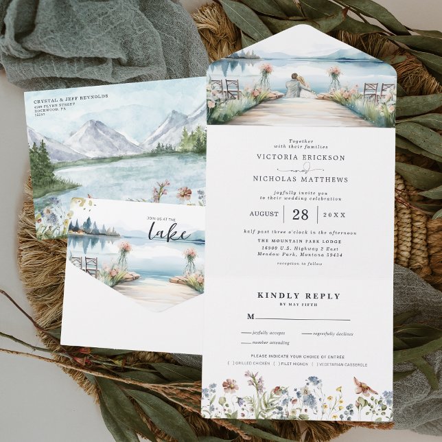 Rustic Lakeside Wildflower | Boho Wedding (Criador carregado)