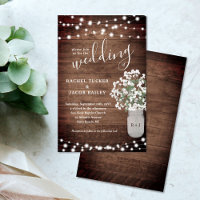 Rustic Mason Jar String Luzes Orçamento Casamento