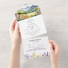 Rustic Mountain Wildflower | Boho Wedding