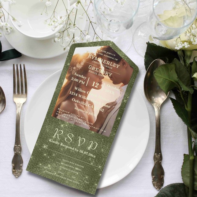 Rustic Olive Sage Faux Burlap Twinkle Stars Foto (Criador carregado)