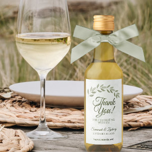 Rustic Sage Green Deixa Casamento Obrigado Mini