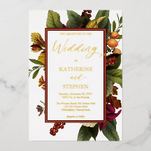 Rustic Teal | Laranja | Red Floral Buquê Wedding