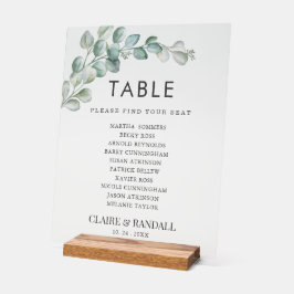 Rustic Watercolor Eucalyptus Greenery Wedding