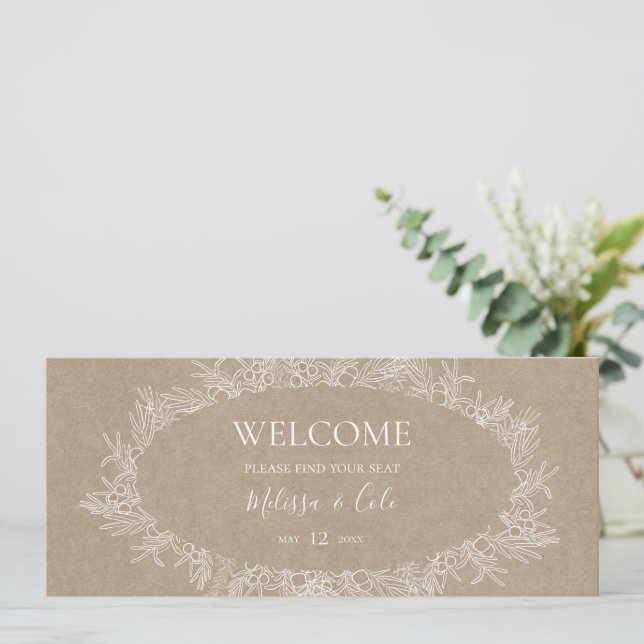 Rustic Winter | Cabeçalho do gráfico de fixação Kr (Em pé/Frente)