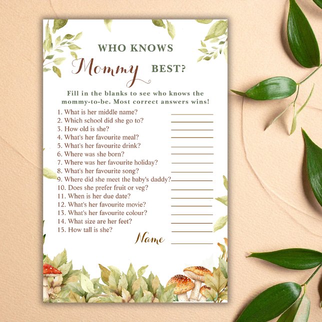 Rustic Woodland Que Conhece O Melhor Chá de fralda (Criador carregado)