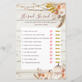 Rústico creme branco de madeira disse que ela diss