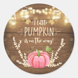 Rústico Pumpkin Favorito Etiquetas Adesivas Topper