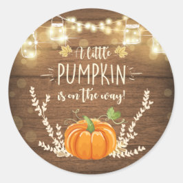 Rústico Pumpkin Favorito Etiquetas Adesivas Topper
