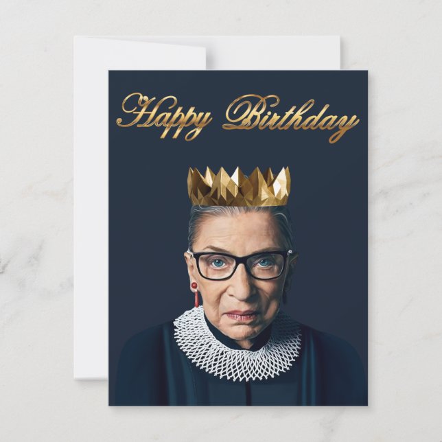 Ruth Bader Ginsburg com Coroa Dourada (Frente)