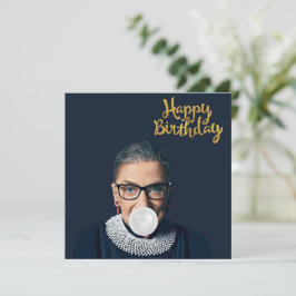 Ruth Ginsburg soprando chiclete Feliz aniversário