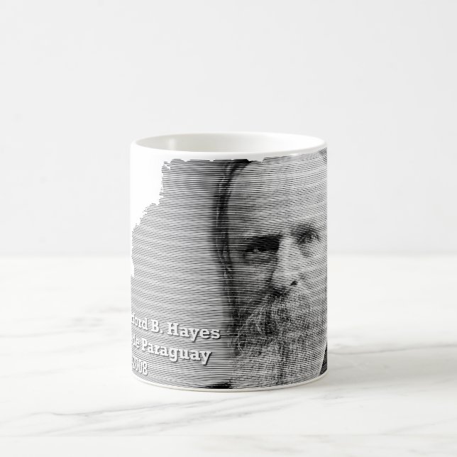 Rutherford B Hayes, herói da caneca de Paraguai (Centro)