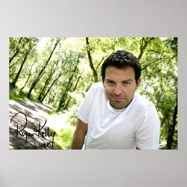 Ryan Kelly Music - Poster "Assinado" - Árvores Ver (Frente)