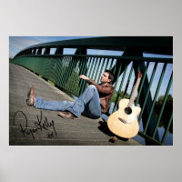 Ryan Kelly Music - Poster - Guitar Assinado
