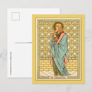 S. Barnabé o Apóstolo (RLS 02) Cartão Postal 2