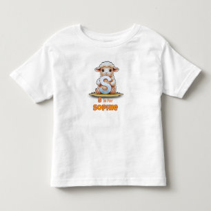S é para Sophie - Camiseta Personalizada para Cria