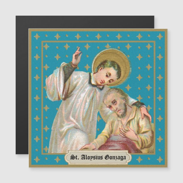 S. Luís Gonzaga & Vítima da Peste (M 006) (Frente/Verso)