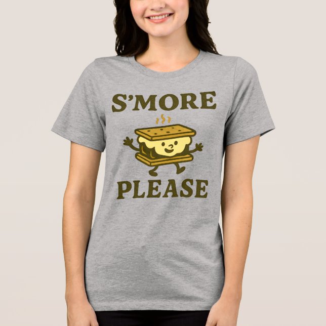 S’more Please T-Shirt | Cute Camping Fall Tee (Frente)