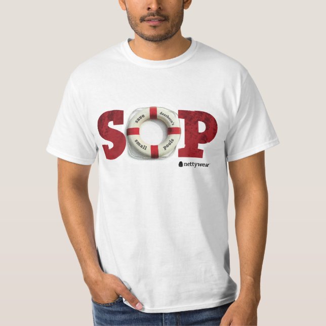 S.O.P salvar nosso t-shirt do valor das piscinas (Frente)