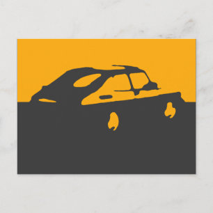 Saab 900 SPG/Aero - Amarelo no cartão postal escu
