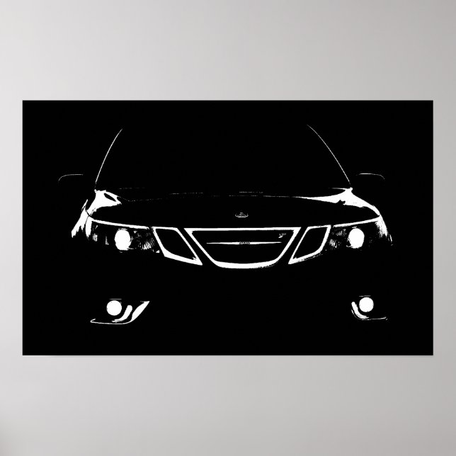 Saab 9-3 Aero Poster (Frente)