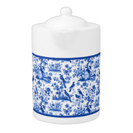 Sabão Floral Branco e Azul Vintage