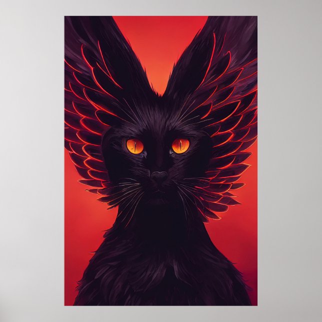 Sabbath O Feiticeiro - Impressão de Poster de Gato (Frente)