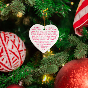 Sabedoria do Ornamento Personalizado Superior