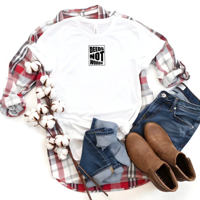 Sabedoria não faz palavras citando camiseta (Criador carregado)