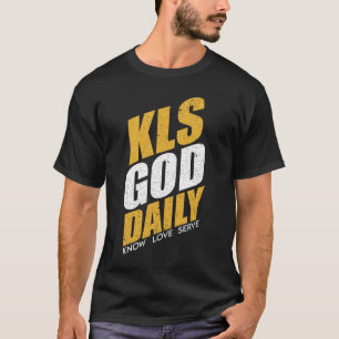 Saber Amar Serve Deus Camisetas Cristãs Policiais 