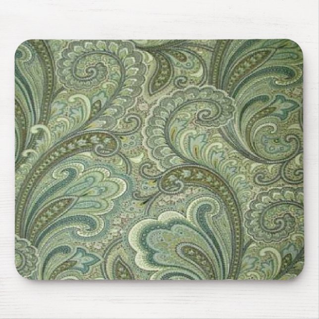 Sábio bonito Mousepad de Paisley do país francês (Frente)
