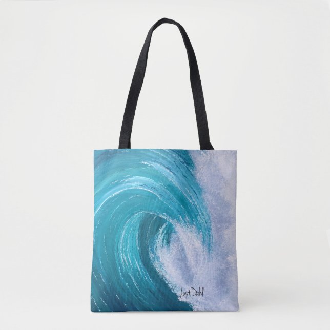 Saca Costal Tote Just Dahl Wave (Frente)
