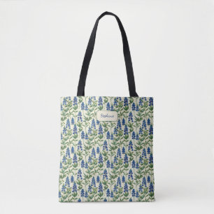 Saca de Tote Floral Texas Bluebonnet Lupino