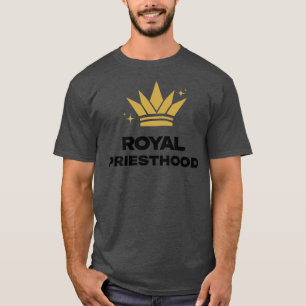 Sacerdote Real. Camiseta Básica Escura